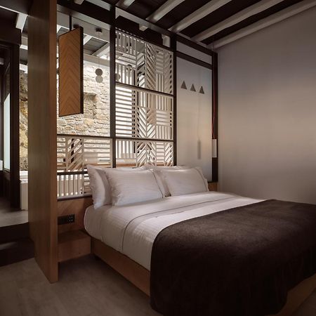 Semeli Coast Mykonos Curio Collection By Hilton Hotel Merchia Beach Bagian luar foto