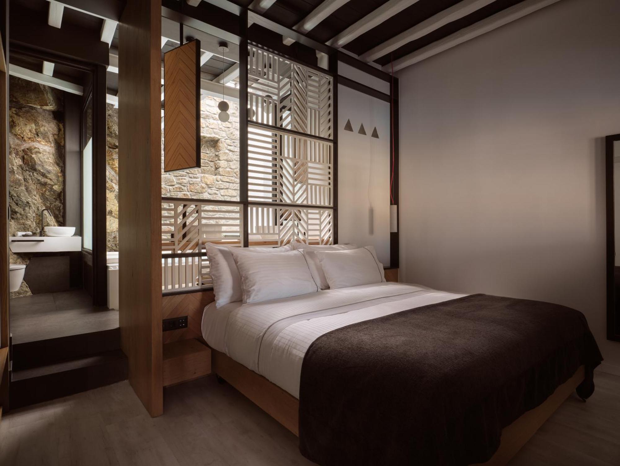 Semeli Coast Mykonos Curio Collection By Hilton Hotel Merchia Beach Bagian luar foto