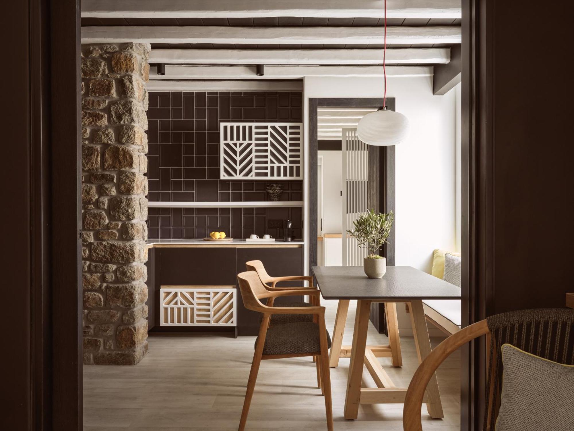 Semeli Coast Mykonos Curio Collection By Hilton Hotel Merchia Beach Bagian luar foto
