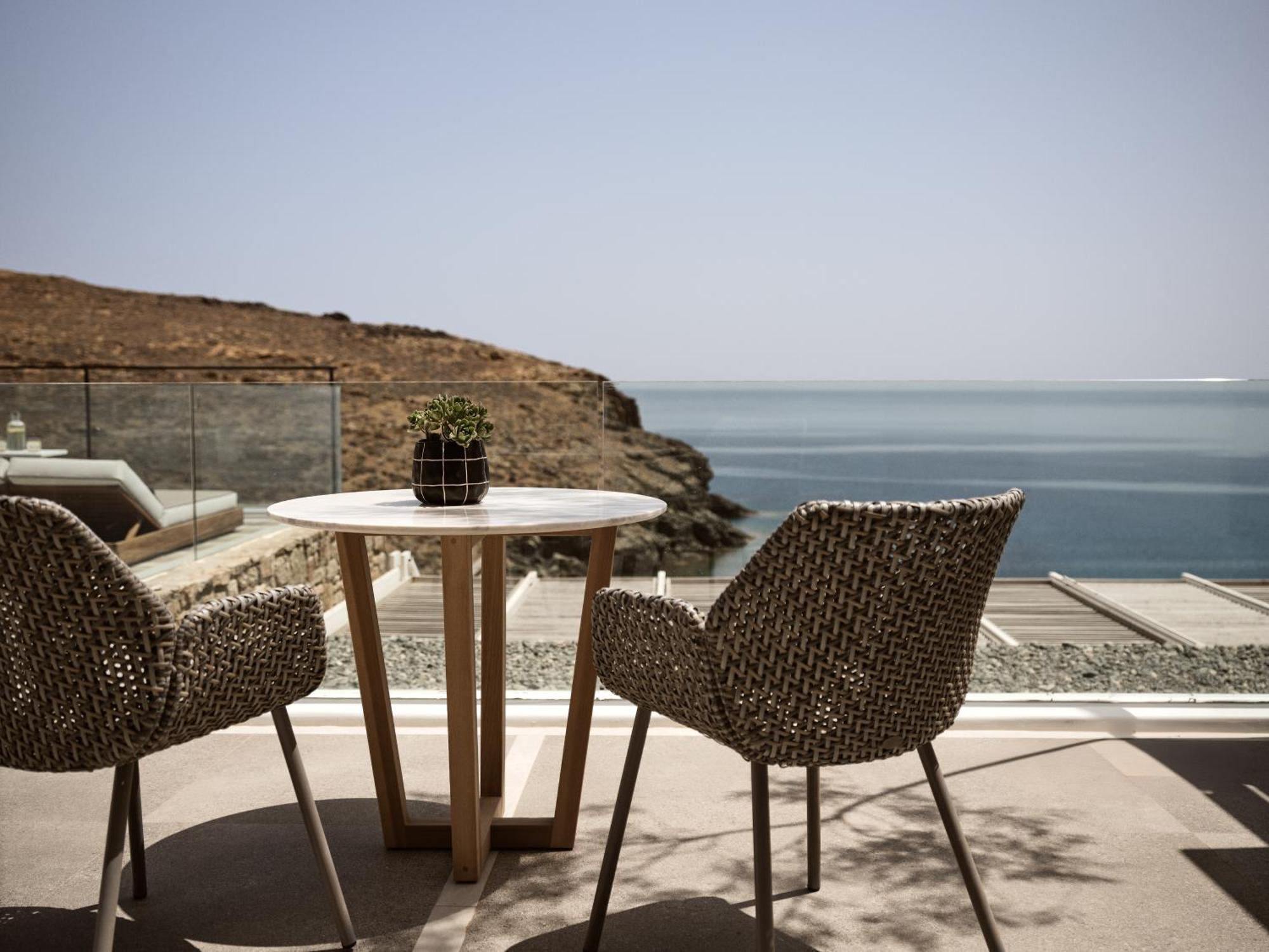 Semeli Coast Mykonos Curio Collection By Hilton Hotel Merchia Beach Bagian luar foto