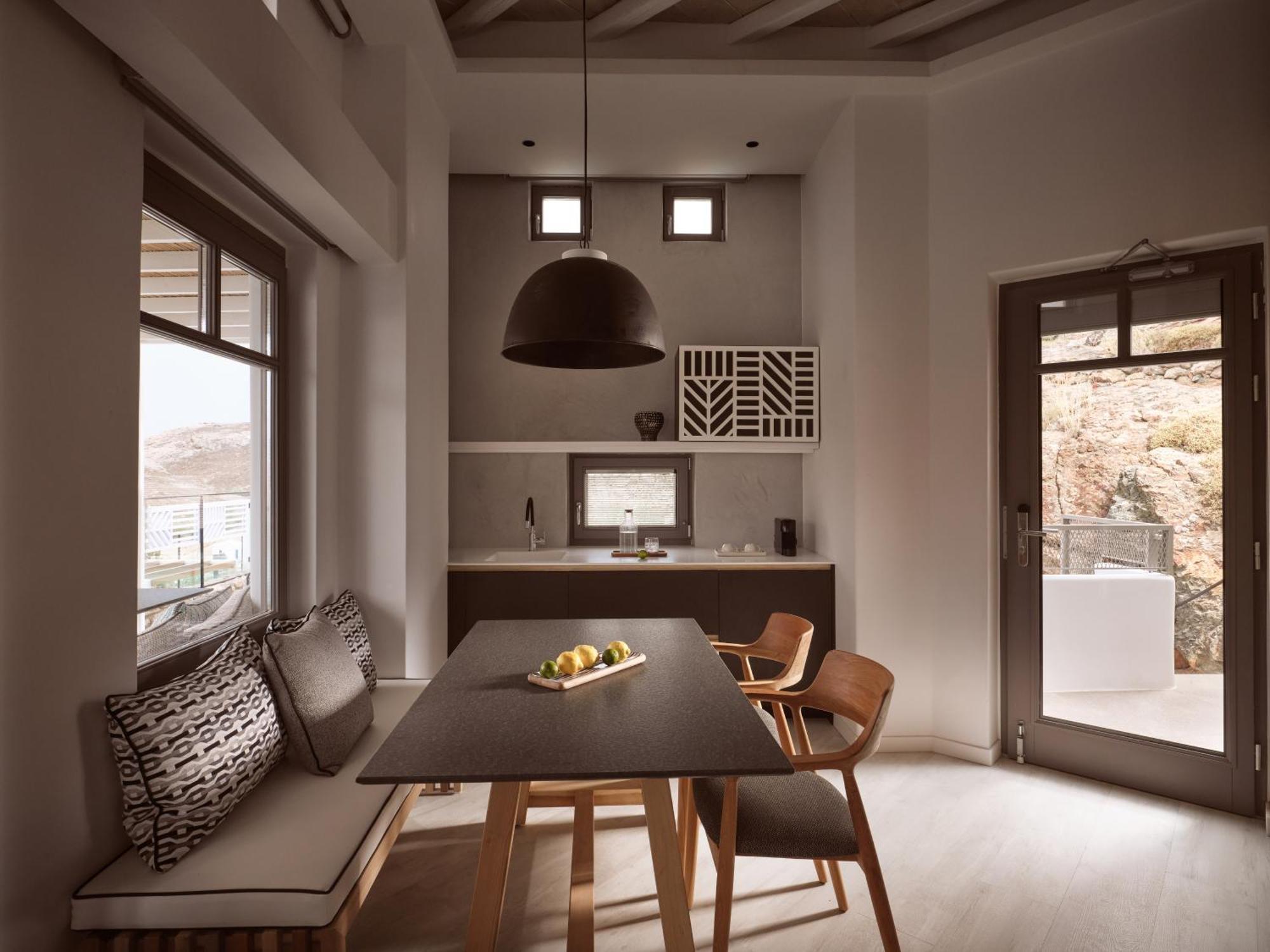 Semeli Coast Mykonos Curio Collection By Hilton Hotel Merchia Beach Bagian luar foto