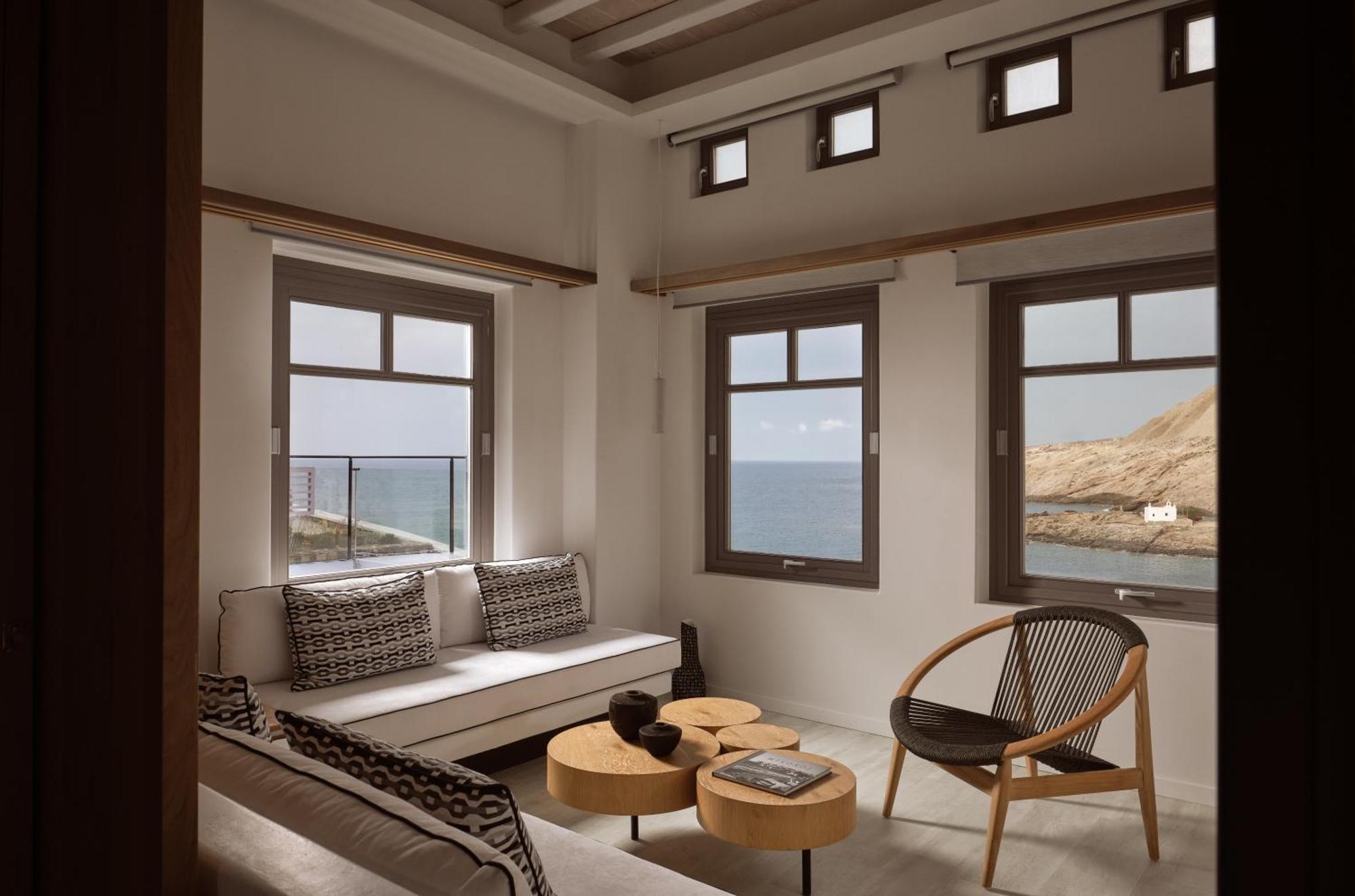 Semeli Coast Mykonos Curio Collection By Hilton Hotel Merchia Beach Bagian luar foto