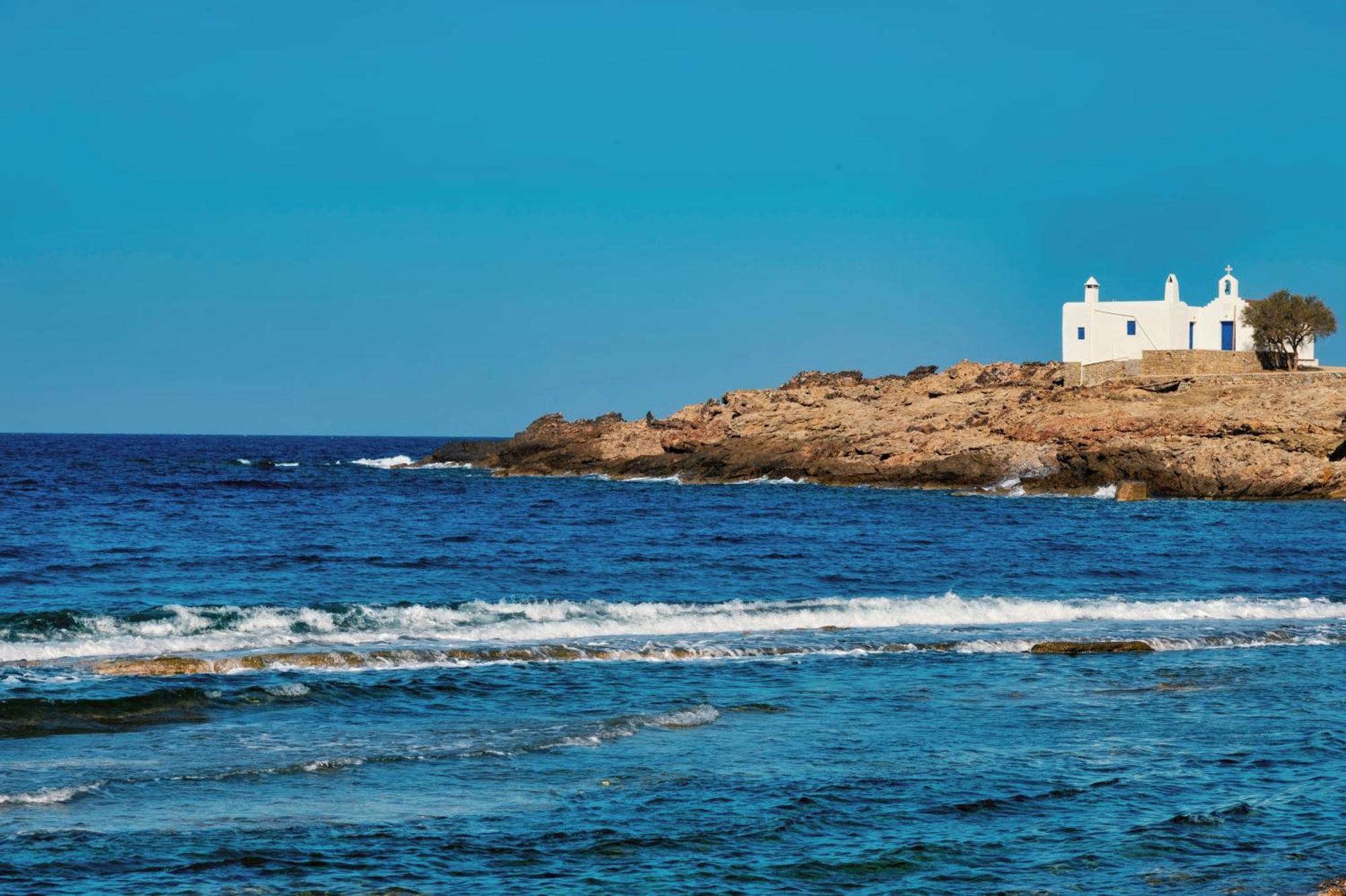 Semeli Coast Mykonos Curio Collection By Hilton Hotel Merchia Beach Bagian luar foto